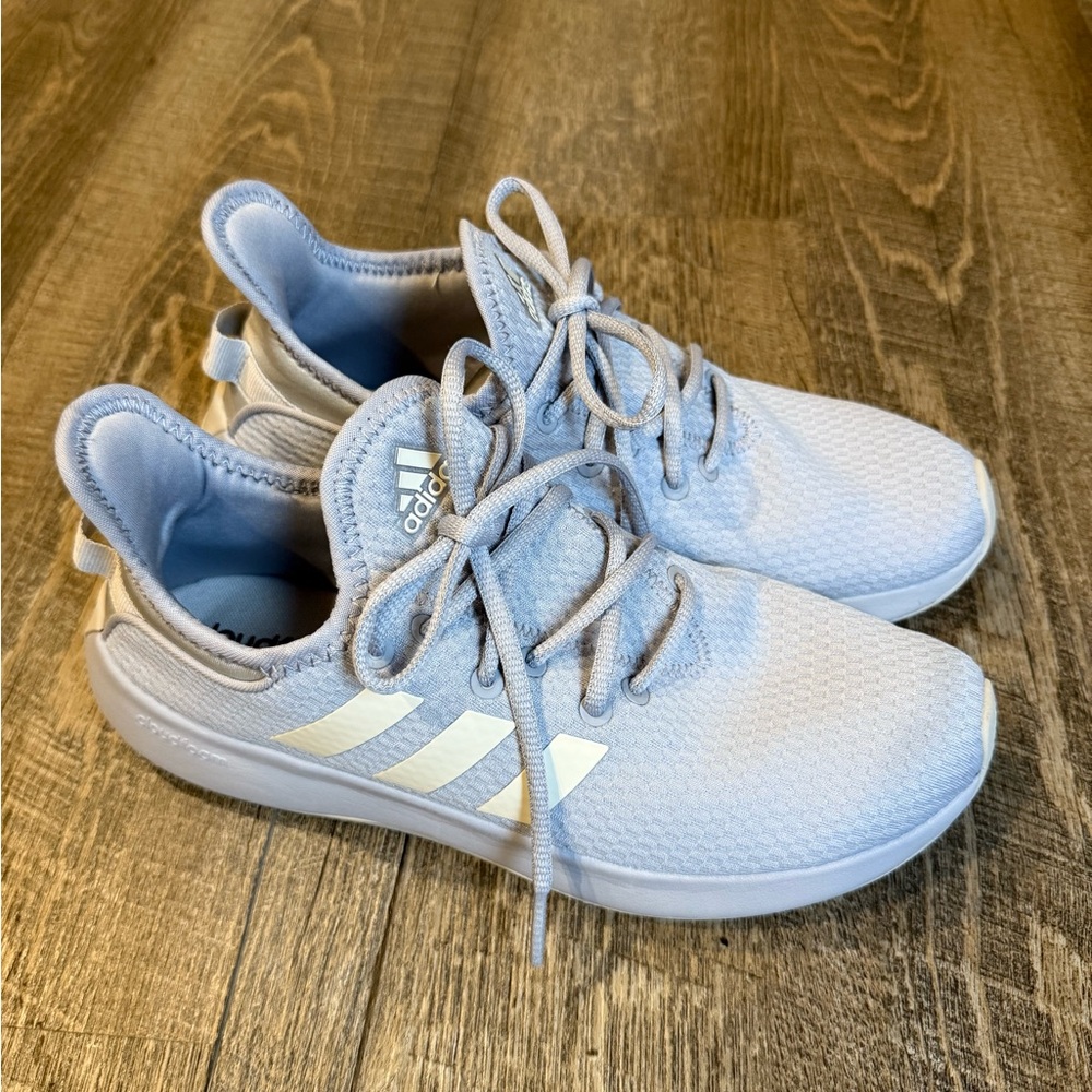 Adidas cloudfoam comfort. Blueish grey color. Size-8